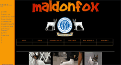 Desktop Screenshot of maldonfox.com