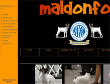 Tablet Screenshot of maldonfox.com